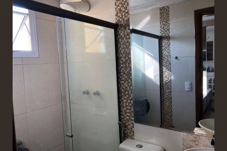 Banheiro da Suíte de apartamento à venda com 2 quartos, 55m² em Vila Antonieta, São Paulo