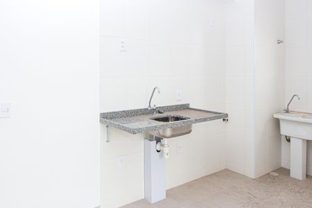 Apartamento à venda com 35m², 2 quartos e 1 vagaCozinha e Área de Serviço