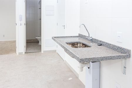 Apartamento à venda com 35m², 2 quartos e 1 vagaCozinha e Área de Serviço