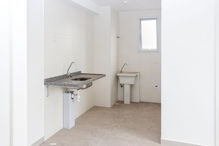 Apartamento à venda com 35m², 2 quartos e 1 vagaCozinha e Área de Serviço