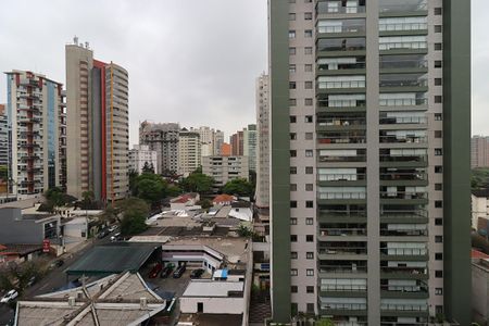Vista da Varanda de kitnet/studio à venda com 1 quarto, 30m² em Jardim, Santo André
