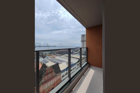 Varanda da Sala de apartamento à venda com 2 quartos, 52m² em Santo Cristo, Rio de Janeiro