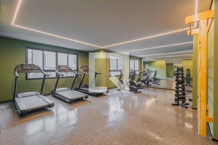 Studio para alugar com 30m², 1 quarto e sem vaga Studio para alugar com 30m², 1 quarto e sem vagaAcademia