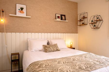 Suíte 1 de apartamento à venda com 1 quarto, 45m² em Vila Nova Conceição, São Paulo