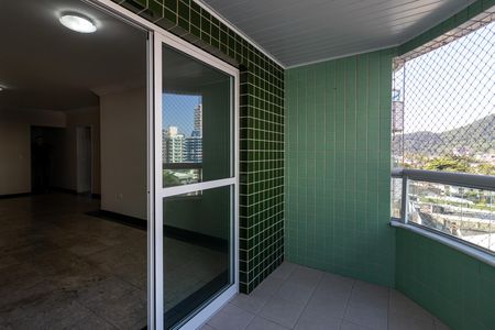 Varanda  de apartamento para alugar com 3 quartos, 168m² em Canto do Forte, Praia Grande