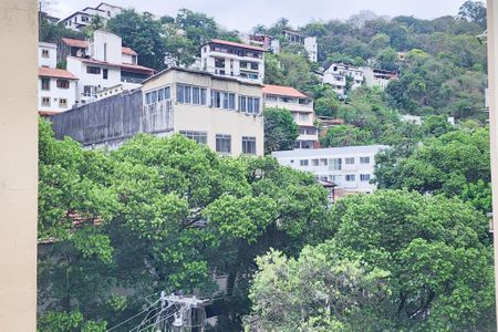 Vista da Sala de apartamento à venda com 3 quartos, 90m² em Laranjeiras, Rio de Janeiro