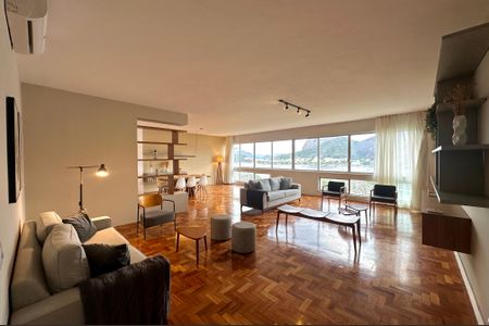 Sala de apartamento para alugar com 4 quartos, 264m² em Flamengo, Rio de Janeiro
