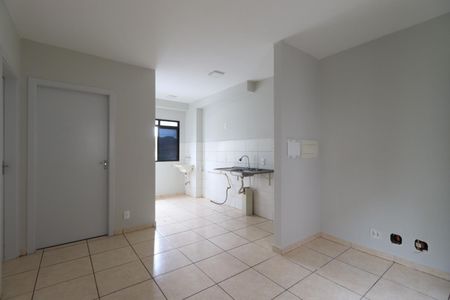 Sala/Cozinha de apartamento para alugar com 2 quartos, 51m² em Recanto das Palmeiras, Ribeirão Preto