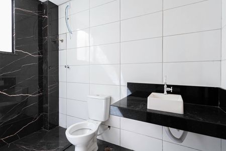 Casa à venda com 97m², 3 quartos e 2 vagasBanheiro da suíte 