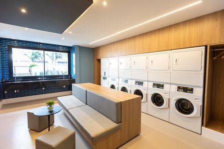 Studio para alugar com 47m², 1 quarto e 1 vagaÁrea Comum - Lavanderia