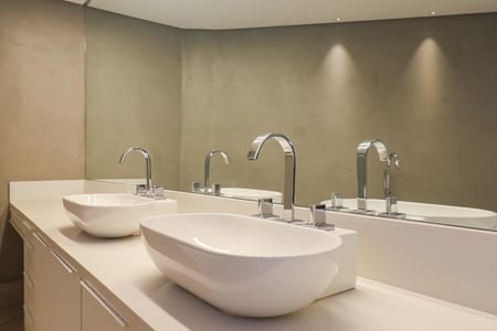 Apartamento para alugar com 420m², 5 quartos e 4 vagasBanheiro da Suíte 1