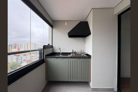 Varanda da Sala de apartamento para alugar com 2 quartos, 64m² em Parque das Nações, Santo André