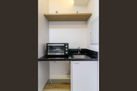 Studio à venda com 28m², 1 quarto e sem vagaCozinha e Área de Serviço