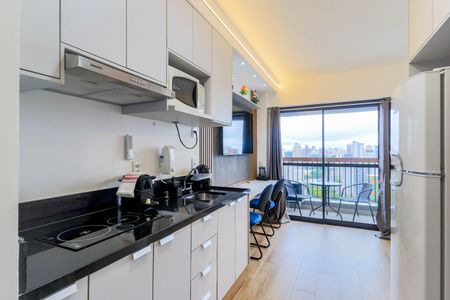 Studio à venda com 28m², 1 quarto e sem vagaCozinha e Área de Serviço