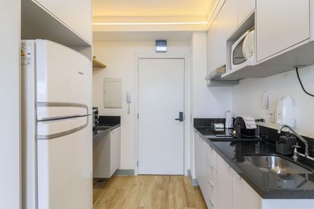 Studio à venda com 28m², 1 quarto e sem vagaCozinha e Área de Serviço