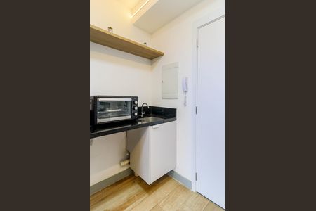 Studio à venda com 28m², 1 quarto e sem vagaCozinha e Área de Serviço