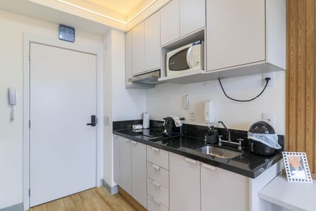 Studio à venda com 28m², 1 quarto e sem vagaCozinha e Área de Serviço