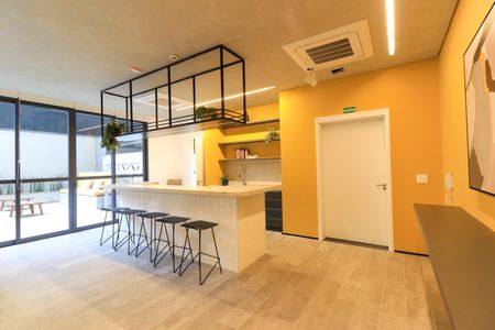 Studio à venda com 28m², 1 quarto e sem vagaÁrea comum - Salão de festas