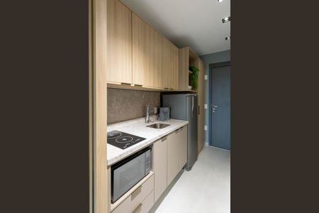 Studio para alugar com 31m², 1 quarto e sem vaga Studio para alugar com 31m², 1 quarto e sem vagaCozinha