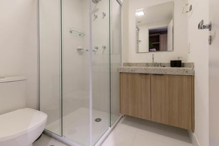 Studio para alugar com 31m², 1 quarto e sem vaga Studio para alugar com 31m², 1 quarto e sem vagaBanheiro Social