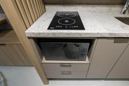 Studio para alugar com 31m², 1 quarto e sem vaga Studio para alugar com 31m², 1 quarto e sem vagaCozinha