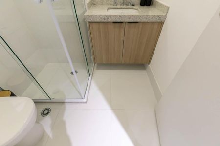 Studio para alugar com 31m², 1 quarto e sem vaga Studio para alugar com 31m², 1 quarto e sem vagaBanheiro Social