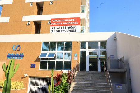 Studio para alugar com 25m², 1 quarto e 1 vagaFachada e portaria