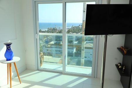 Varanda de kitnet/studio para alugar com 1 quarto, 25m² em Stella Maris, Salvador