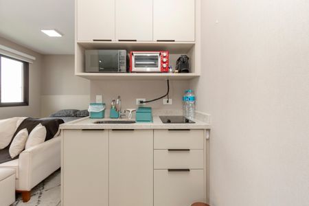 Studio à venda com 26m², 1 quarto e sem vaga Studio à venda com 26m², 1 quarto e sem vagaCozinha