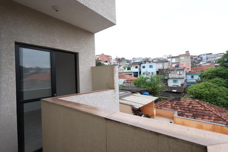 Sacada do Quarto 1 de apartamento à venda com 2 quartos, 40m² em Cidade Continental, São Paulo