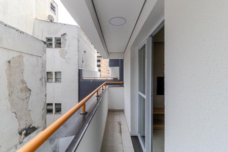 Varanda da Sala de apartamento para alugar com 2 quartos, 51m² em Santa Efigênia, São Paulo