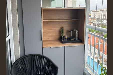 Varanda da Sala de apartamento à venda com 2 quartos, 55m² em Aricanduva, São Paulo