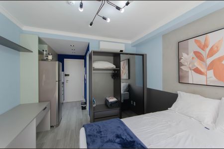 Studio para alugar com 34m², 1 quarto e sem vagaSala/Quarto