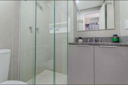 Banheiro de kitnet/studio à venda com 1 quarto, 34m² em Vila Mariana, São Paulo
