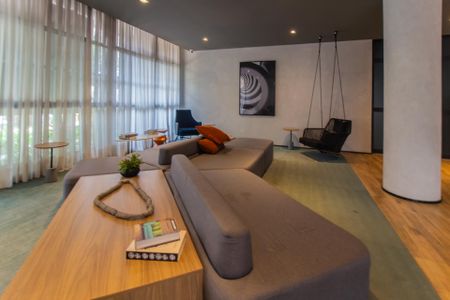 Studio para alugar com 34m², 1 quarto e sem vagaÁrea comum - Hall Social