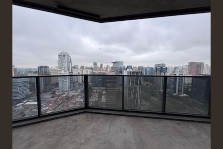 Varanda  de apartamento à venda com 1 quarto, 44m² em Vila Olímpia, São Paulo