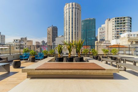 Apartamento para alugar com 26m², 1 quarto e sem vaga Apartamento para alugar com 26m², 1 quarto e sem vagaTerraço