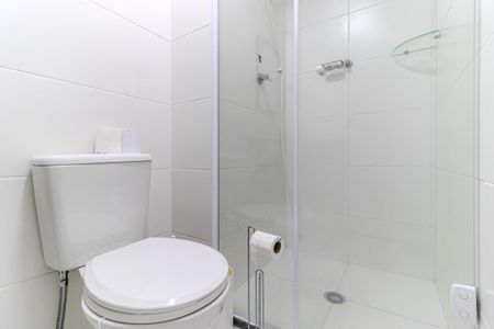 Apartamento para alugar com 26m², 1 quarto e sem vaga Apartamento para alugar com 26m², 1 quarto e sem vagaBanheiro da Suíte