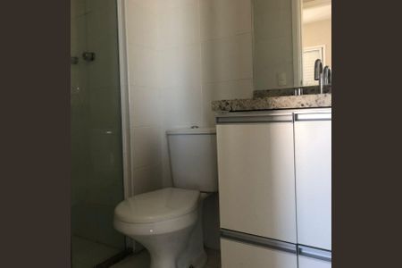 Banheiro de apartamento para alugar com 1 quarto, 46m² em Jardim Santo Amaro, São Paulo