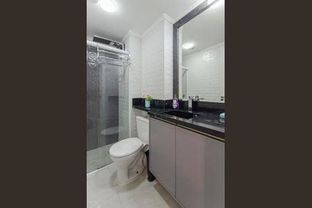 Banheiro de kitnet/studio à venda com 1 quarto, 24m² em Sé, São Paulo