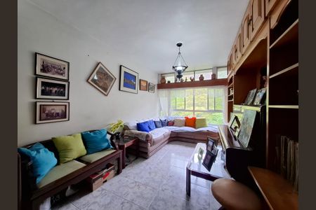 Sala de apartamento à venda com 3 quartos, 120m² em Cosme Velho, Rio de Janeiro