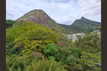 Vista da sala de apartamento à venda com 3 quartos, 120m² em Cosme Velho, Rio de Janeiro
