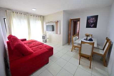 Sala de casa de condomínio para alugar com 2 quartos, 66m² em Setor Bueno, Goiânia