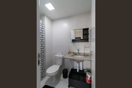 Banheiro da Suíte de apartamento para alugar com 1 quarto, 24m² em Pompeia, São Paulo