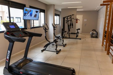 Apartamento para alugar com 56m², 2 quartos e 2 vagasÁrea comum - Academia