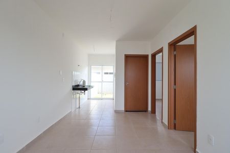 Sala de apartamento para alugar com 2 quartos, 48m² em Reserva Real, Ribeirão Preto