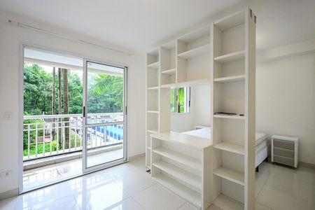 Sala de apartamento para alugar com 2 quartos, 33m² em Panamby, São Paulo