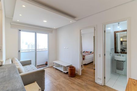 Sala de apartamento para alugar com 1 quarto, 37m² em Santa Cecilia, São Paulo