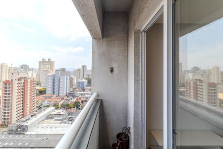 Varanda da Sala de apartamento para alugar com 1 quarto, 37m² em Santa Cecilia, São Paulo