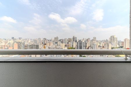 Varanda da Sala de apartamento para alugar com 1 quarto, 37m² em Santa Cecilia, São Paulo